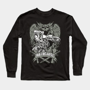 XTREME SKULL MOTOCROSS Long Sleeve T-Shirt